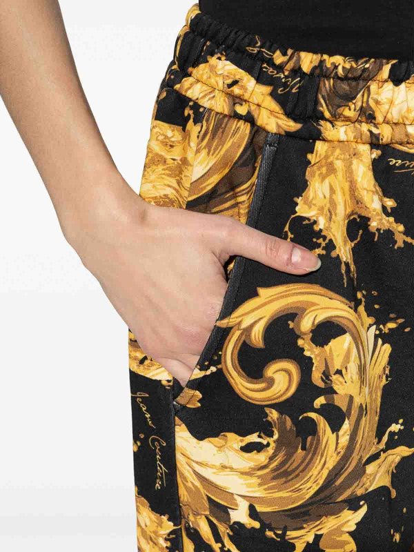 The Best Shops Versace Jeans Couture: カジュアルトラウザー - カジュアルパンツ - 黒
