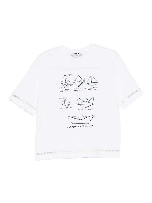 Vivetta: Camisetas - Camiseta - Blanco