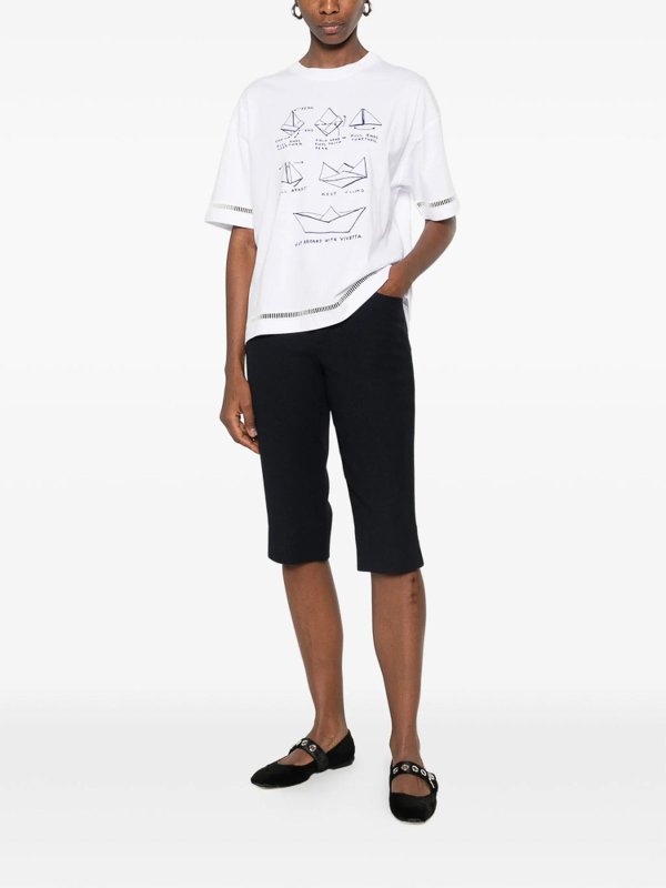 The Best Shops Vivetta: Camisetas - Camiseta - Blanco