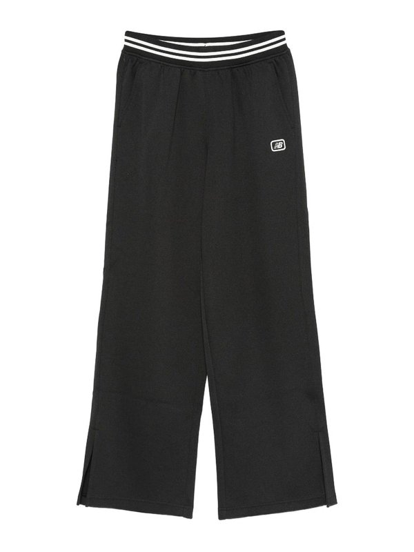 NEW BALANCE: カジュアルトラウザー - カジュアルパンツ - 黒