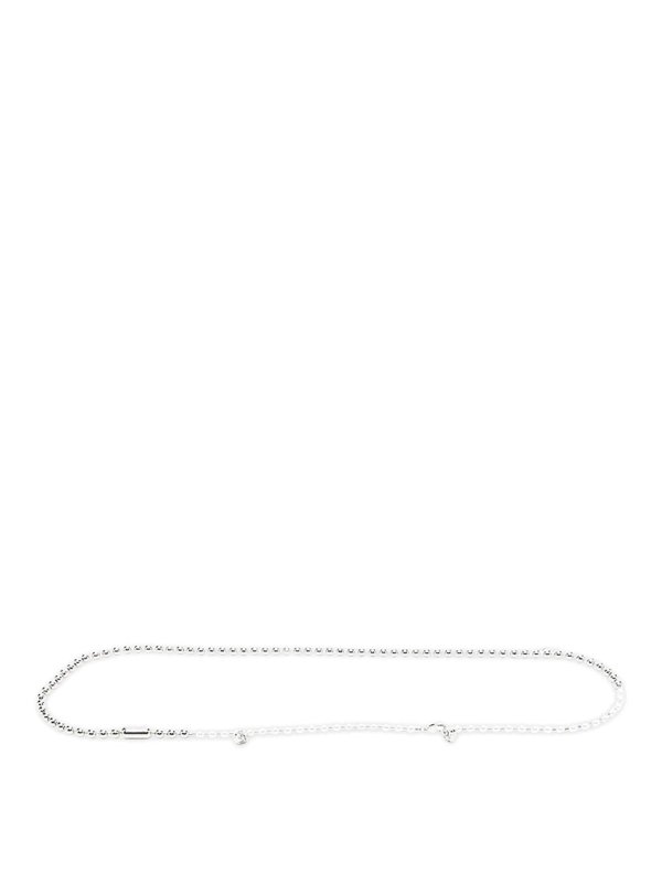 ALEXANDER MCQUEEN: Cinturones - Cinturón - Plata