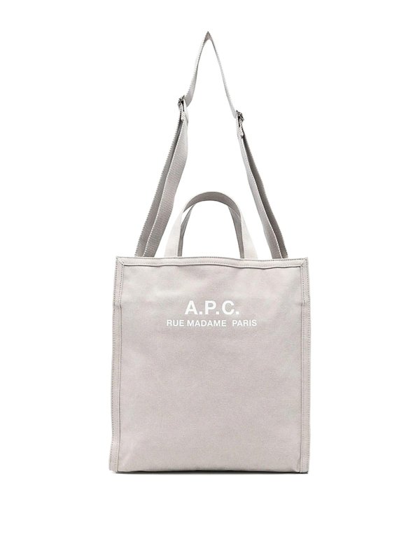 A.P.C.: Handtaschen - Shopper - Grau