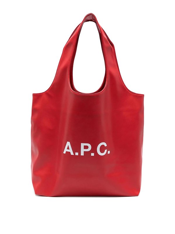 A.P.C.: Sacs à main - Sac Cabas - Rouge