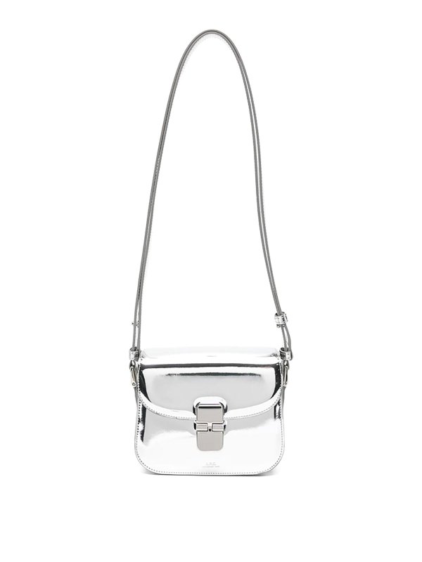 A.P.C.: Sacs à main - Sac Cabas - Argent