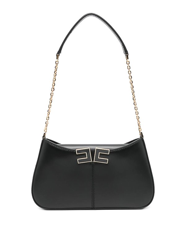 ELISABETTA FRANCHI: ショルダーバッグ - ショルダーバッグ - 黒