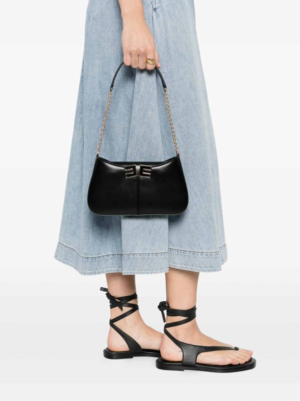 ELISABETTA FRANCHI: ショルダーバッグ online - ショルダーバッグ - 黒