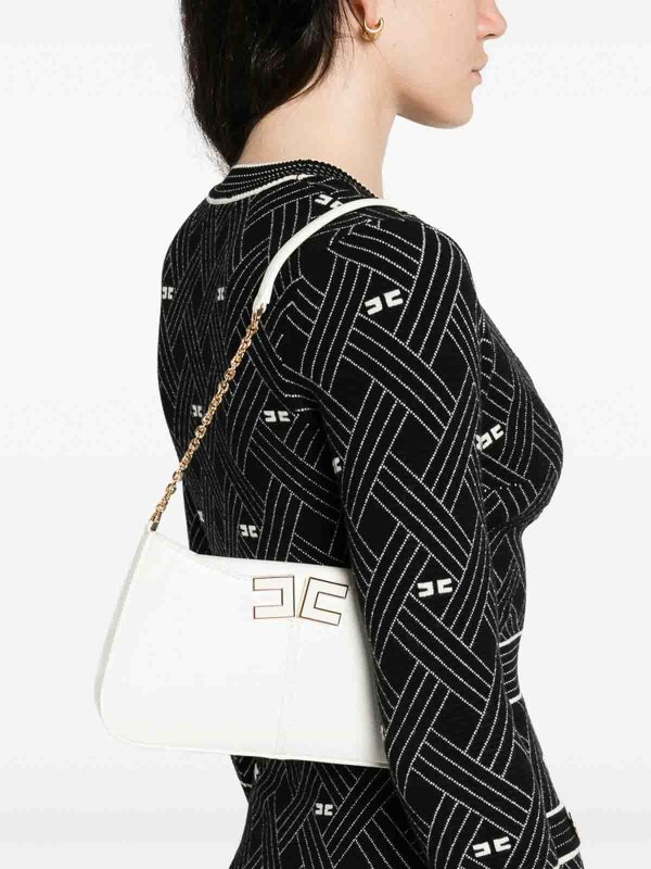 The Best Shops ELISABETTA FRANCHI: ショルダーバッグ - ショルダーバッグ - 白