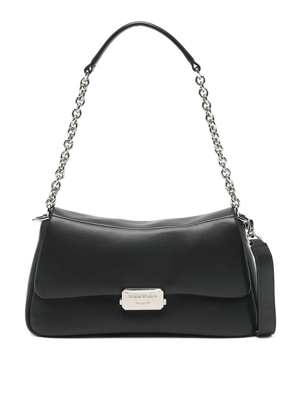 EMPORIO ARMANI: ショルダーバッグ - ショルダーバッグ - 黒
