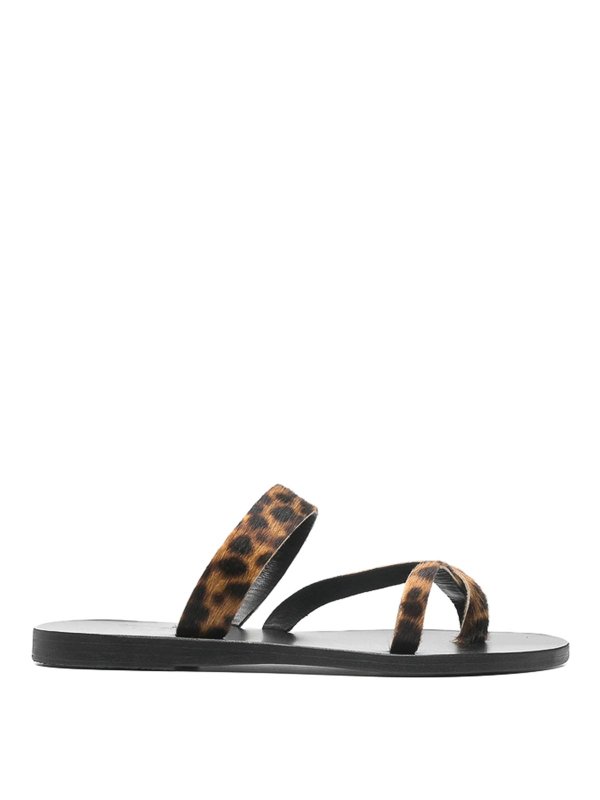 ANCIENT GREEK SANDALS: サンダル - サンダル - ブラウン