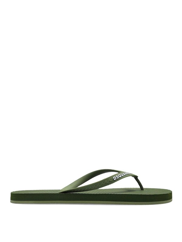 DSQUARED2: Tongs - Tongs - Vert