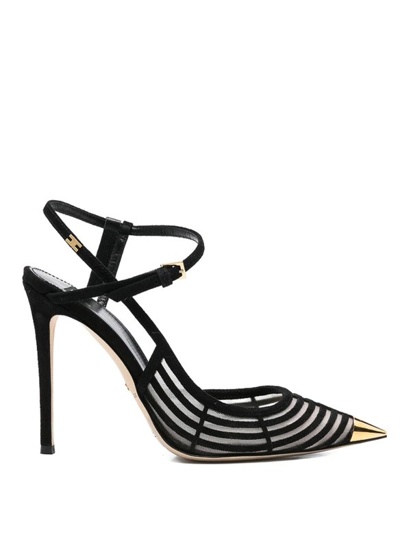 ELISABETTA FRANCHI: サンダル - サンダル - 黒