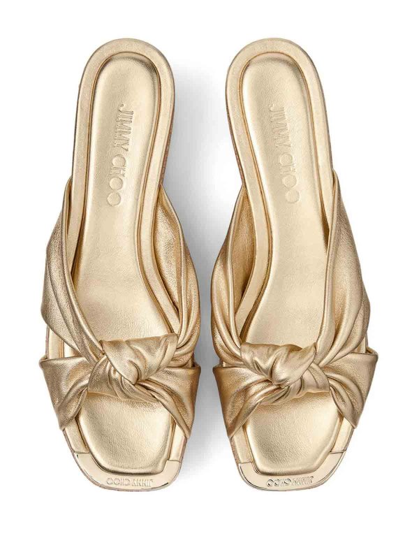 サンダル - 金 shop online: JIMMY CHOO