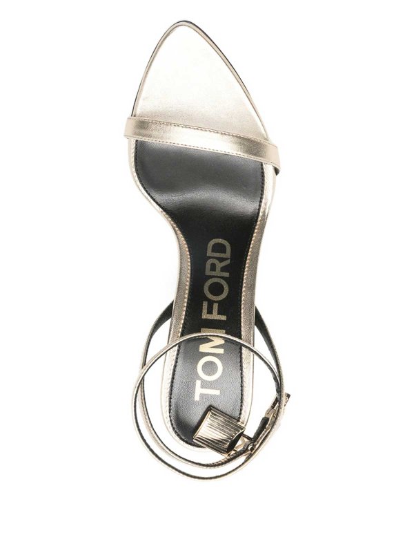 TOM FORD: Sandales online - Sandales - Or
