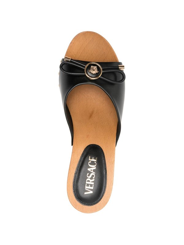 VERSACE: Sandalias online - Sandalias - Negro