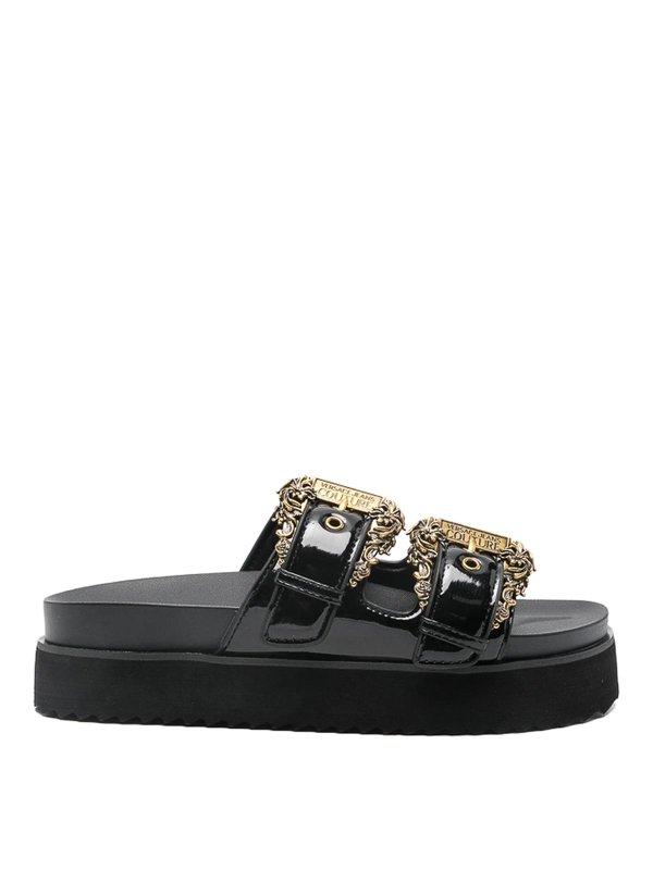 Versace Jeans Couture: サンダル - サンダル - 黒