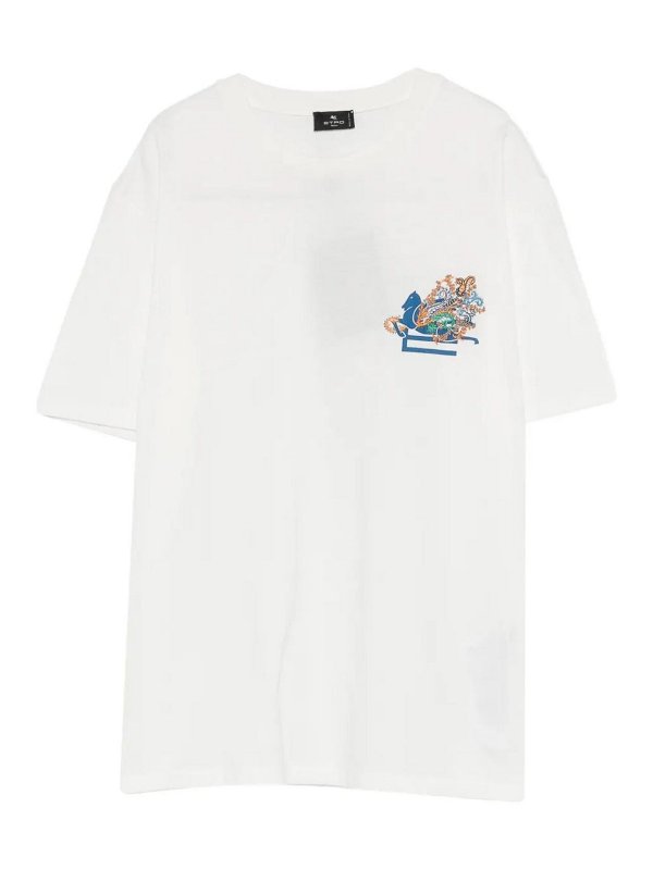 ETRO: Camisetas - Camiseta - Blanco