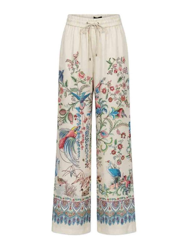 ETRO: Casual Hosen - Casual Hose - Weiß