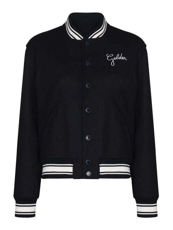 GOLDEN GOOSE: ボンバージャケット - ボンバージャケット - ブルー