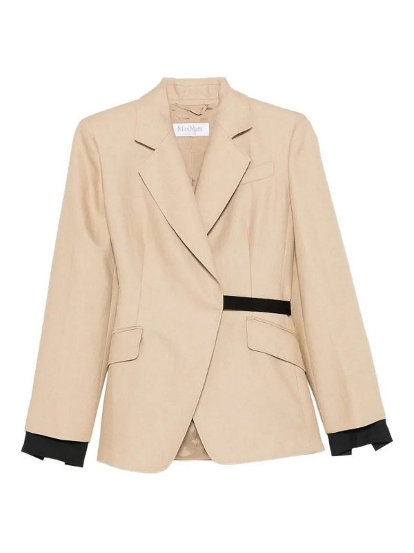 Max Mara: Blazer - Blazer - Blanco