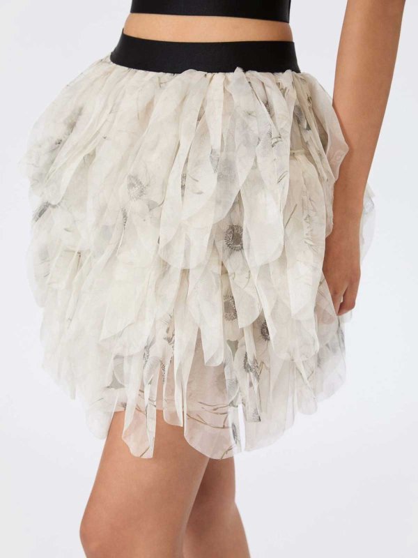 The Best Shops Max Mara: Knee length skirts & Midi - Talc skirt