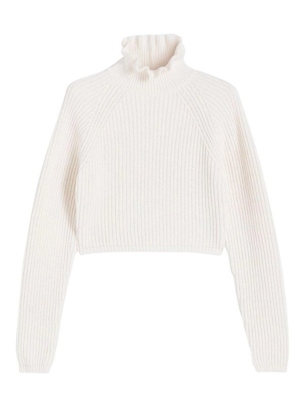 Max Mara: クルーネック - クルーネック - 白