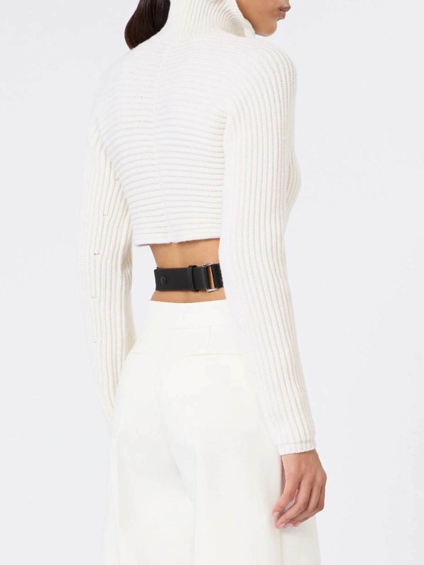 The Best Shops Max Mara: クルーネック - クルーネック - 白