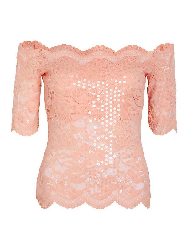 RABANNE: トップス＆タンクトップ - トップ/タンクトップ - ヌードカラー