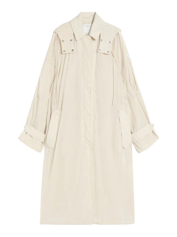 SPORTMAX: trench coats - Cat raincoat