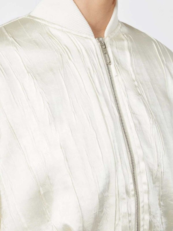 The Best Shops SPORTMAX: Chaqueta Bomber - Crema