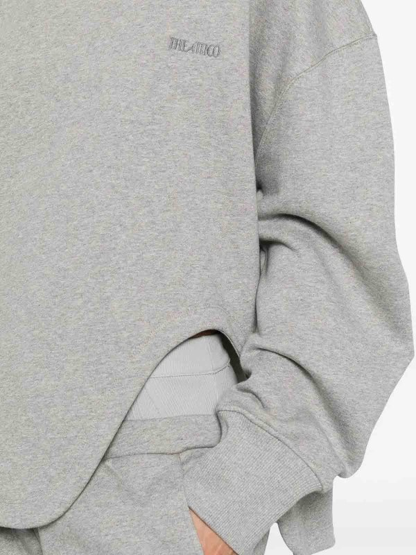 Sweatshirt - Grau Replica 
online: The Attico