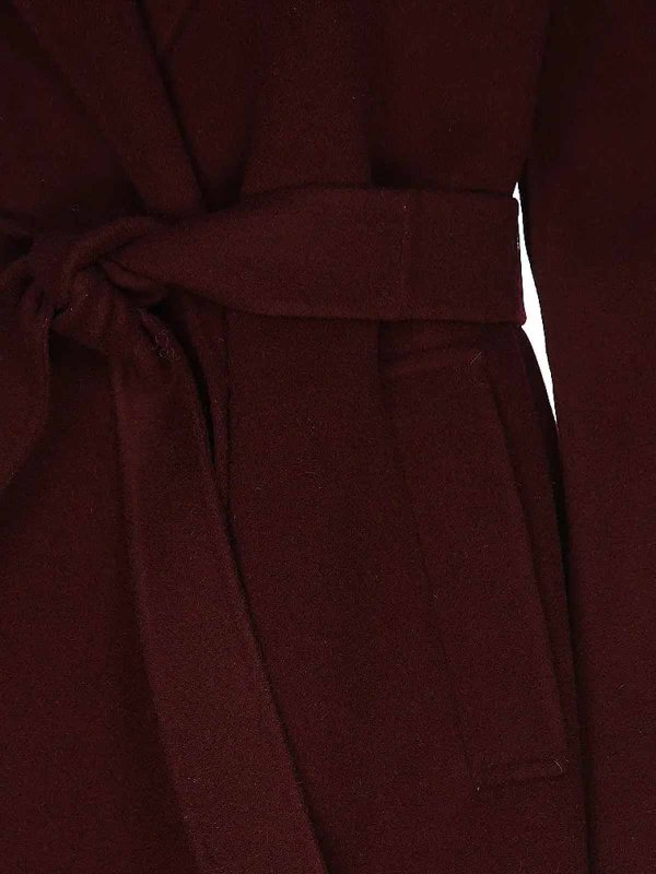 The Best Shops WEEKEND MAX MARA: ニーレングスコート - 膝丈コート - ダークレッド