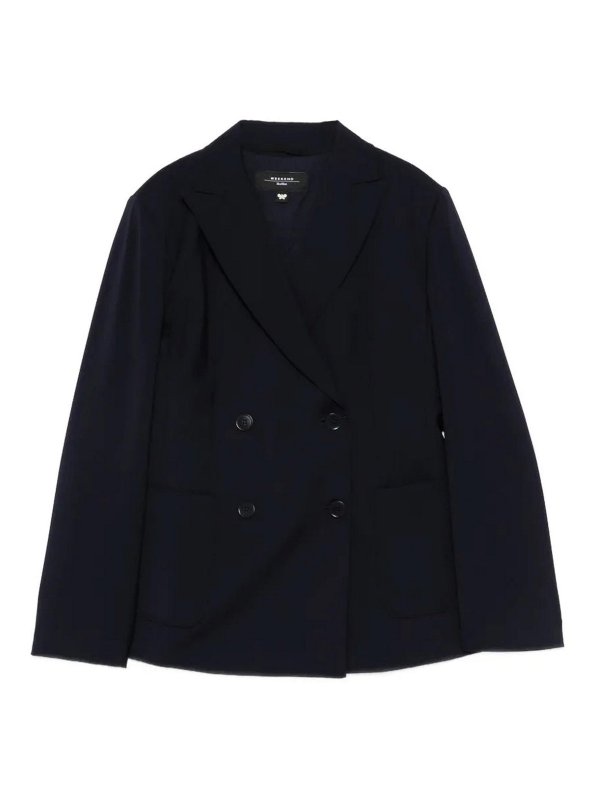 WEEKEND MAX MARA: Blazer - Blazer - Blau