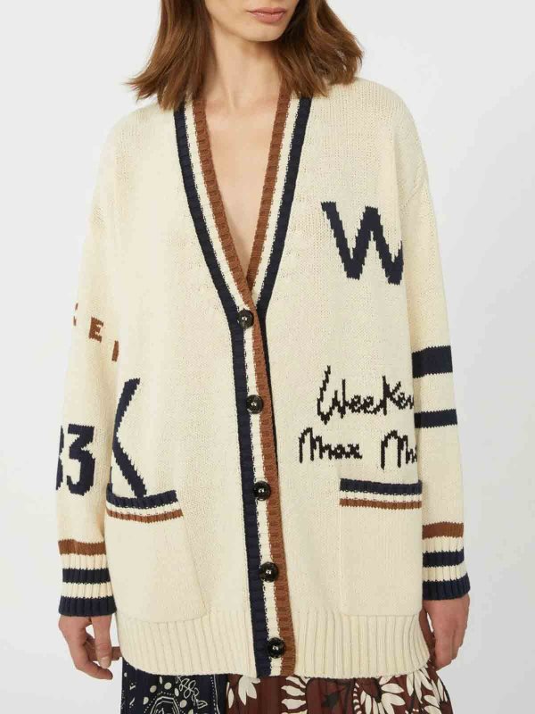 WEEKEND MAX MARA: カーディガン online - カーディガン - ベージュ