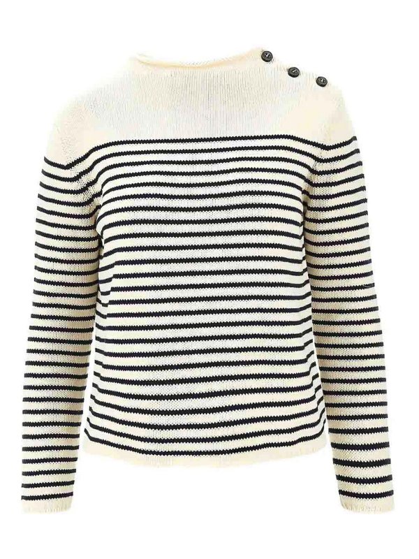 WEEKEND MAX MARA: Suéteres con cuello pico - Suéter Cuello Redondo - Azul