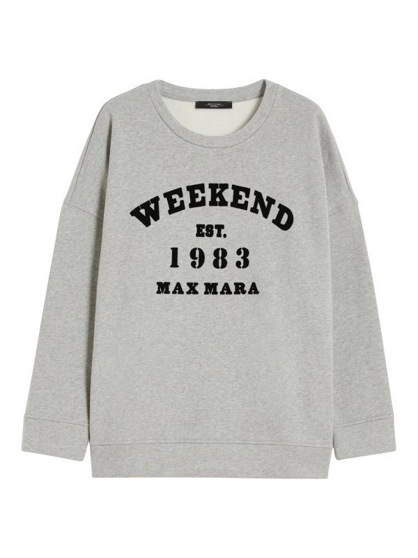 WEEKEND MAX MARA: スウェット＆セーター - スウェットシャツ/セーター - グレー