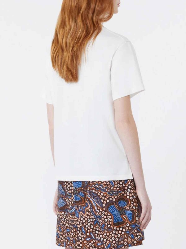 The Best Shops WEEKEND MAX MARA: T-shirts - T-Shirt - Weiß