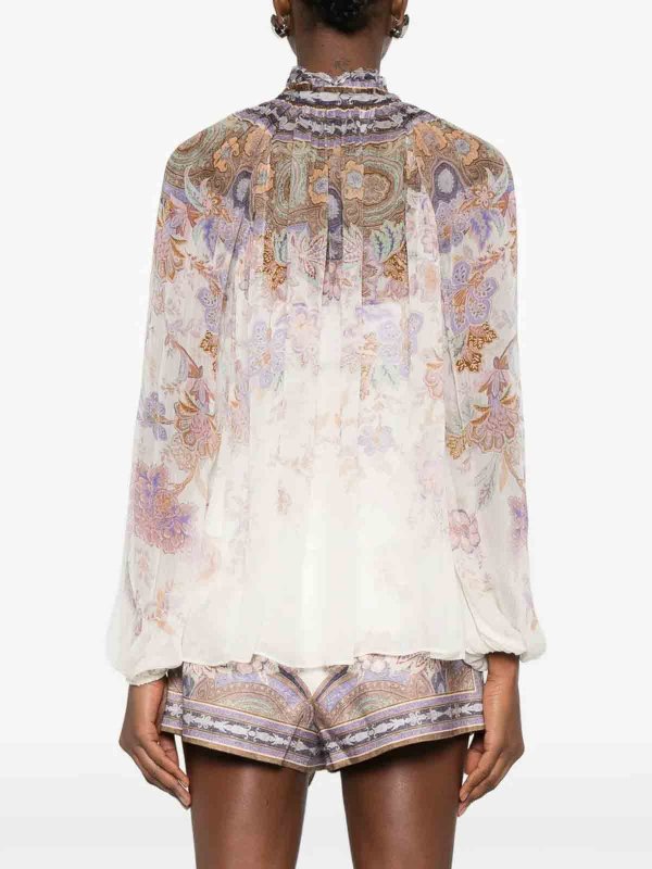 Camisa - Azul Replica 
online: ZIMMERMANN