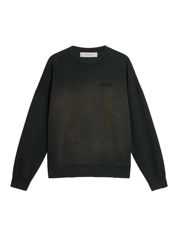 GOLDEN GOOSE: Sweatshirts und Pullover - Sweatshirt - Schwarz