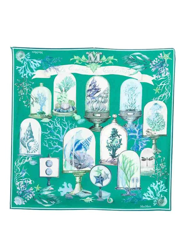 Max Mara: ストール＆ショール - ストール/ショール - 緑