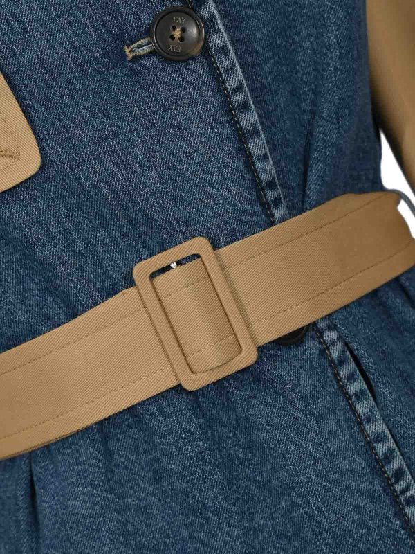 The Best Shops FAY: トレンチコート - トレンチコート - ブルー