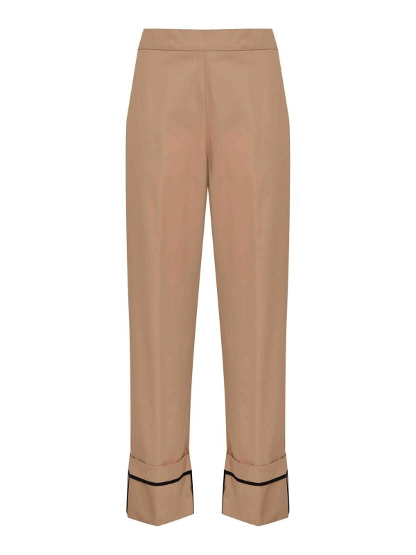 HERNO: カジュアルトラウザー - カジュアルパンツ - キャメル