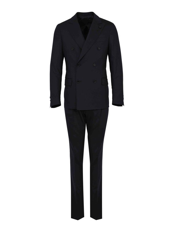 LARDINI: カジュアルスーツ - カジュアルスーツ - ブルー