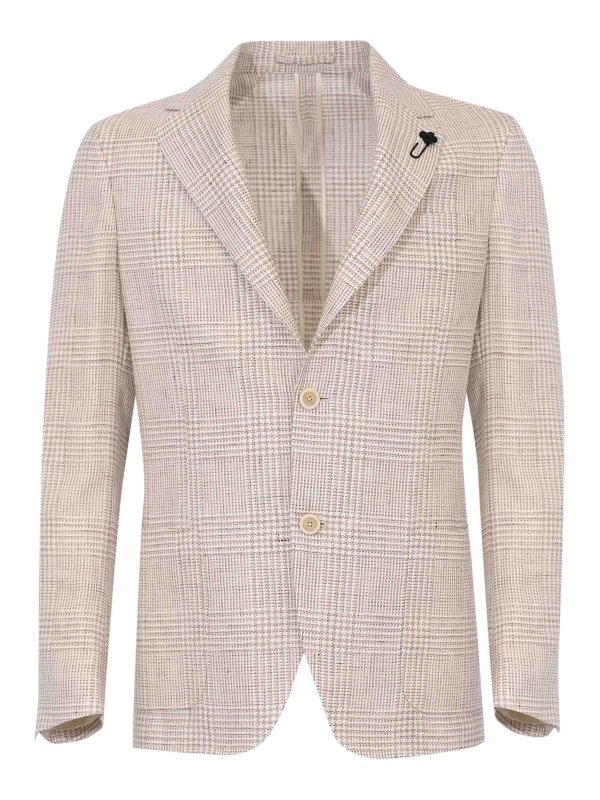 LARDINI: ブレザー - ブレザー - ベージュ