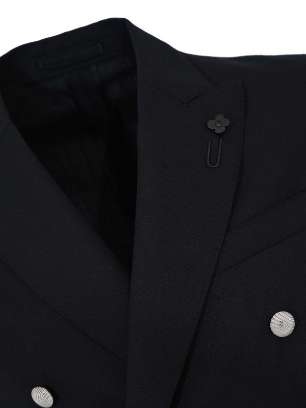 The Best Shops LARDINI: blazers - Double-breasted Roma jacket