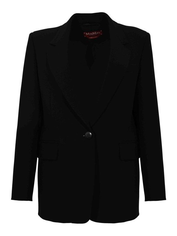 MAX MARA STUDIO: ブレザー - ブレザー - 黒