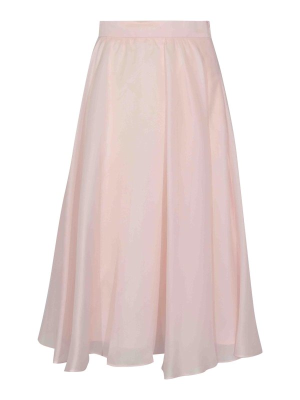 MAX MARA STUDIO: ニーレングススカート＆ミディ丈 - 膝丈/ミディスカート - ヌードカラー