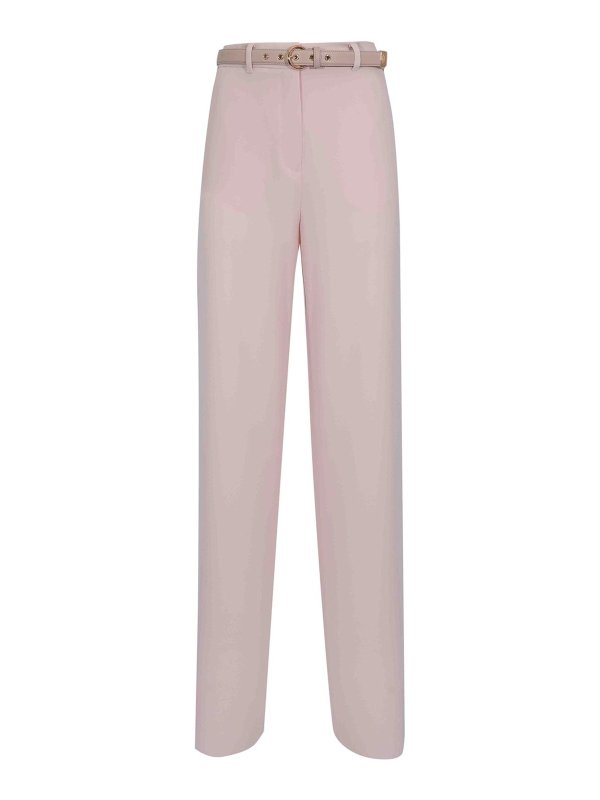 MAX MARA STUDIO: カジュアルトラウザー - カジュアルパンツ - ヌードカラー