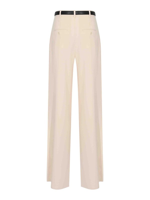 MAX MARA STUDIO: カジュアルトラウザー - カジュアルパンツ - ベージュ