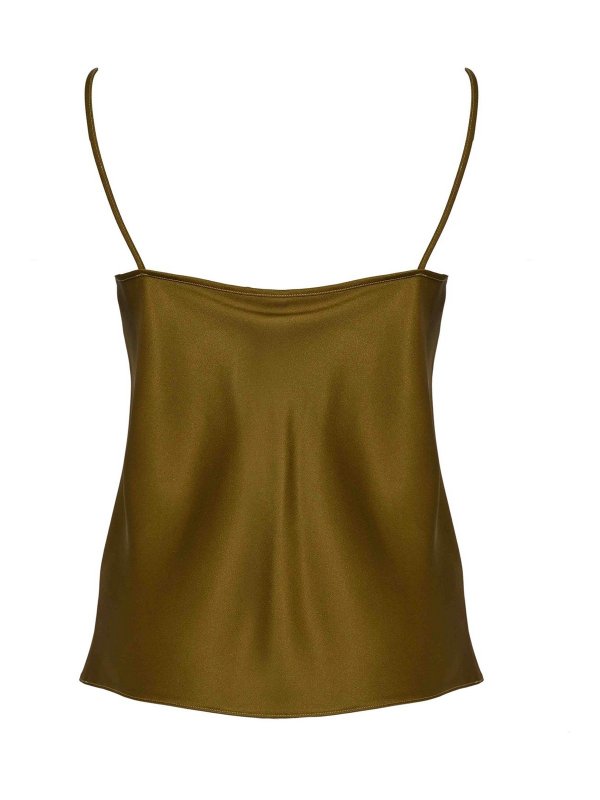 MAX MARA STUDIO: Tops y camisetas sin mangas online - Top - Verde