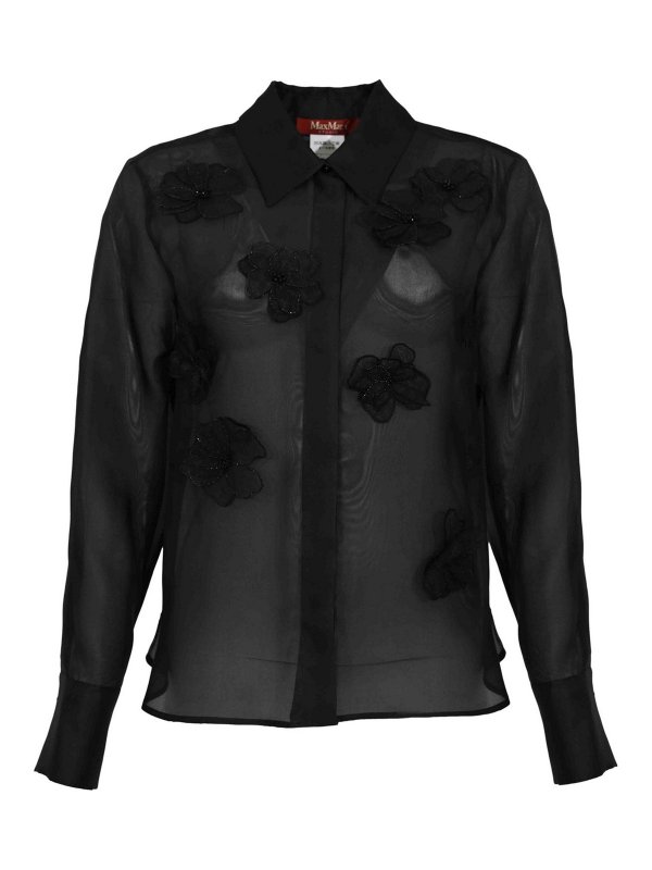 MAX MARA STUDIO: シャツ - シャツ - 黒